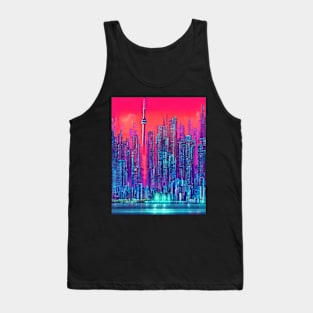 Cyberpunk CN Tower Tank Top